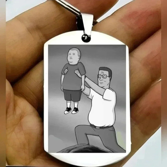 Lion king king of hills Hans Bobby hot cute keychain - Picture 1 of 1